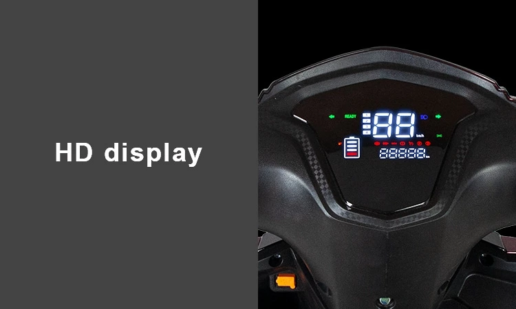 A009 600w/800w Long-range Electric Motorcycle Scooter 55km/h Two-wheeled Vehicle Wholesale