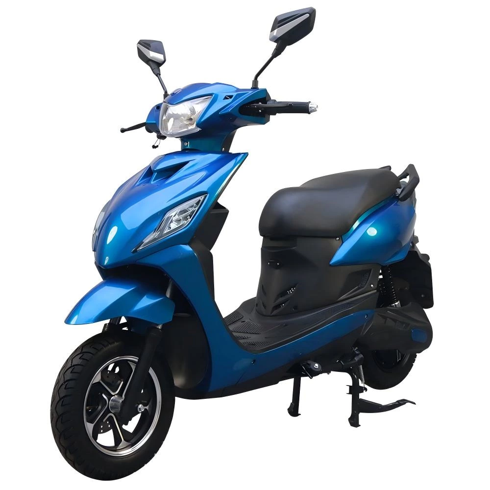 Adult Electric Motorcycle Moped Scooter SKD CKD 10inch 1200W Electric Pedal Moped for Adult