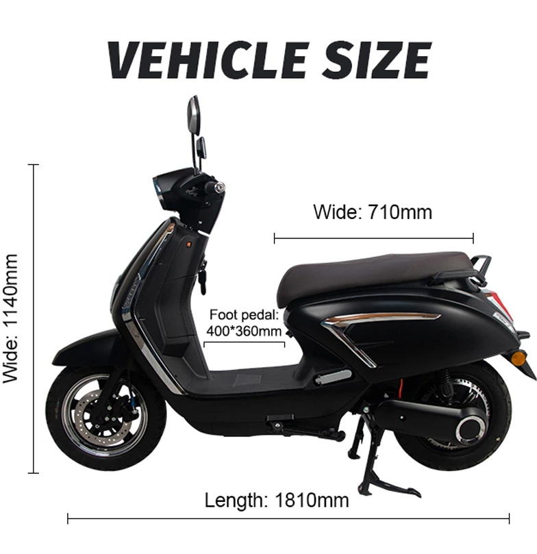 12inch Factory Customized 700/900W 55km/H Speed Electric Motorcycle