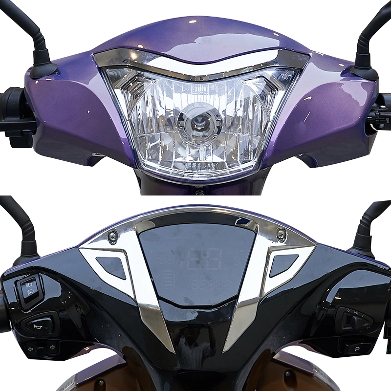CKD 12inch Powerful Adult Electric Moped 700W/900W 65km/h Max Speed Cool Model Fast  Removable Battery Electric Motorcycle