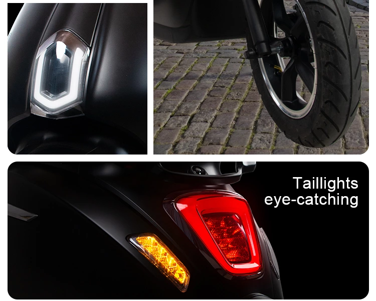 12inch Factory Customized 700/900W 55km/H Speed Electric Motorcycle