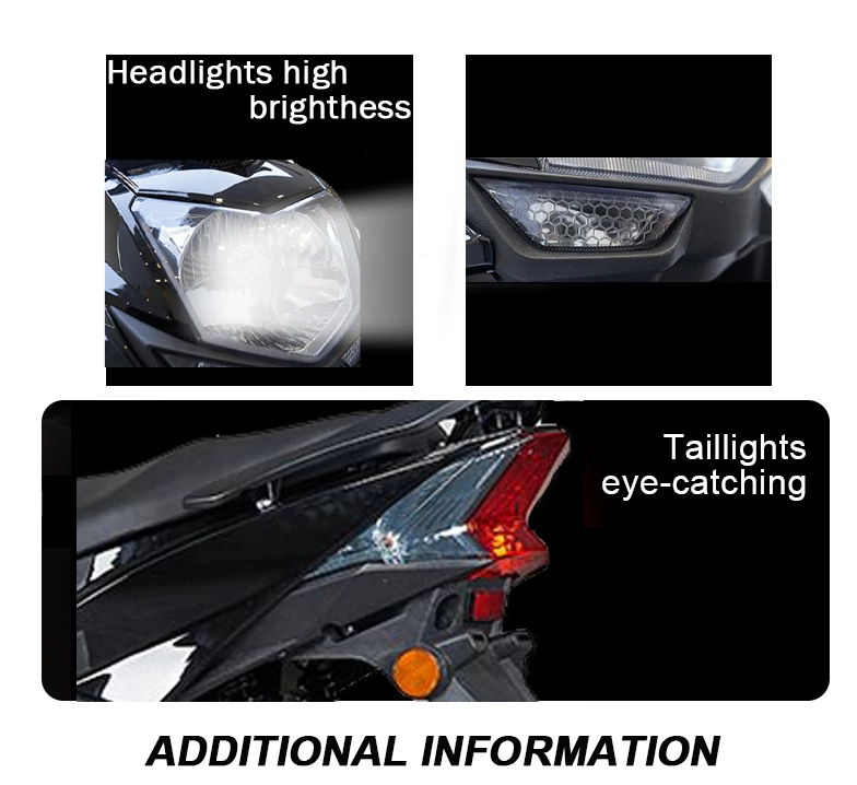 SL 10inch tires 1200W/1500W Motor 50km/H Speed Chinese Electric Moped