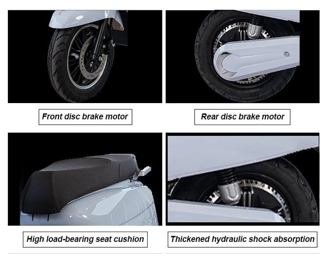 12 inch tires chinese factory electric scooter 1100/1300W 65km/h speed