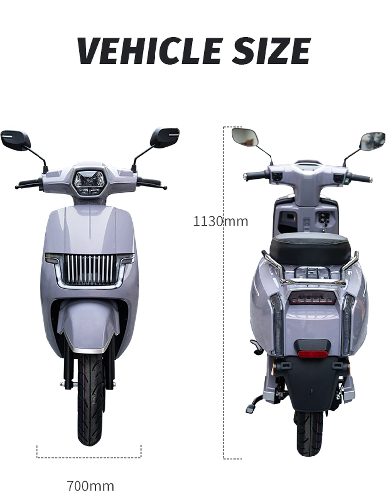 12inch tires 1100/1300W 60km/H Speed  Adult Electric Motorcycle