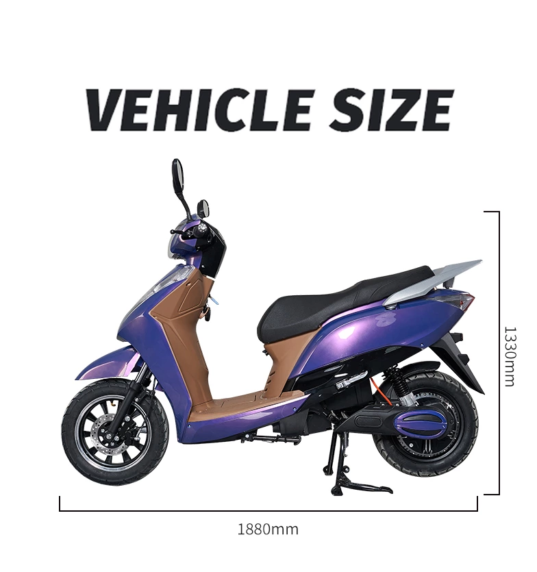 CS 12inch Powerful Adult Electric Moped 700W/900W 65km/h Max Speed Cool Model Fast Removable Battery Electric Motorcycle