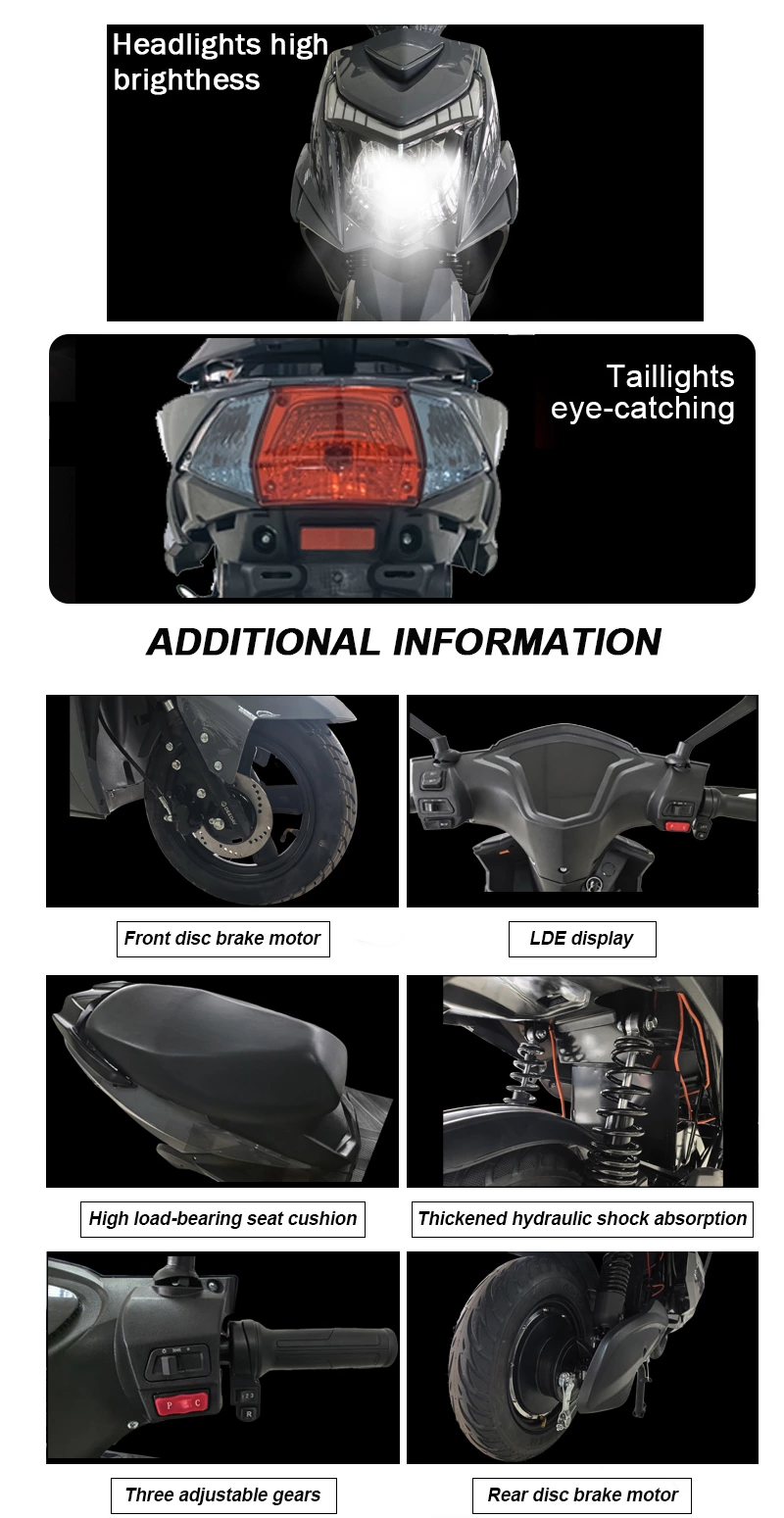 K016 ZS electric motorcycle customized color