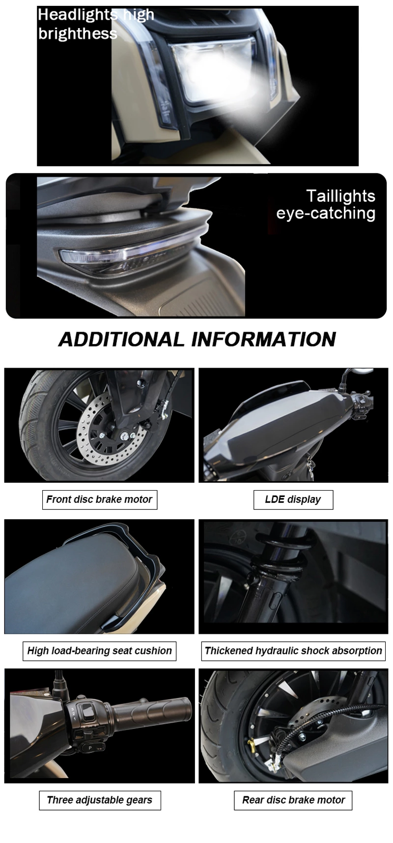 K214 E4 High-speed electric scooter