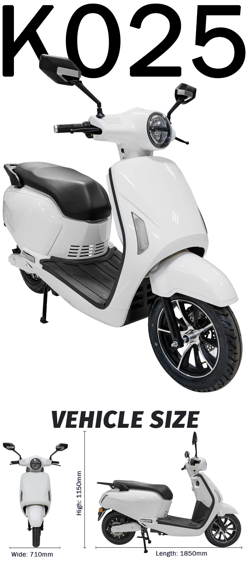 K065 LL 12inch tires electric motorcycle scooter