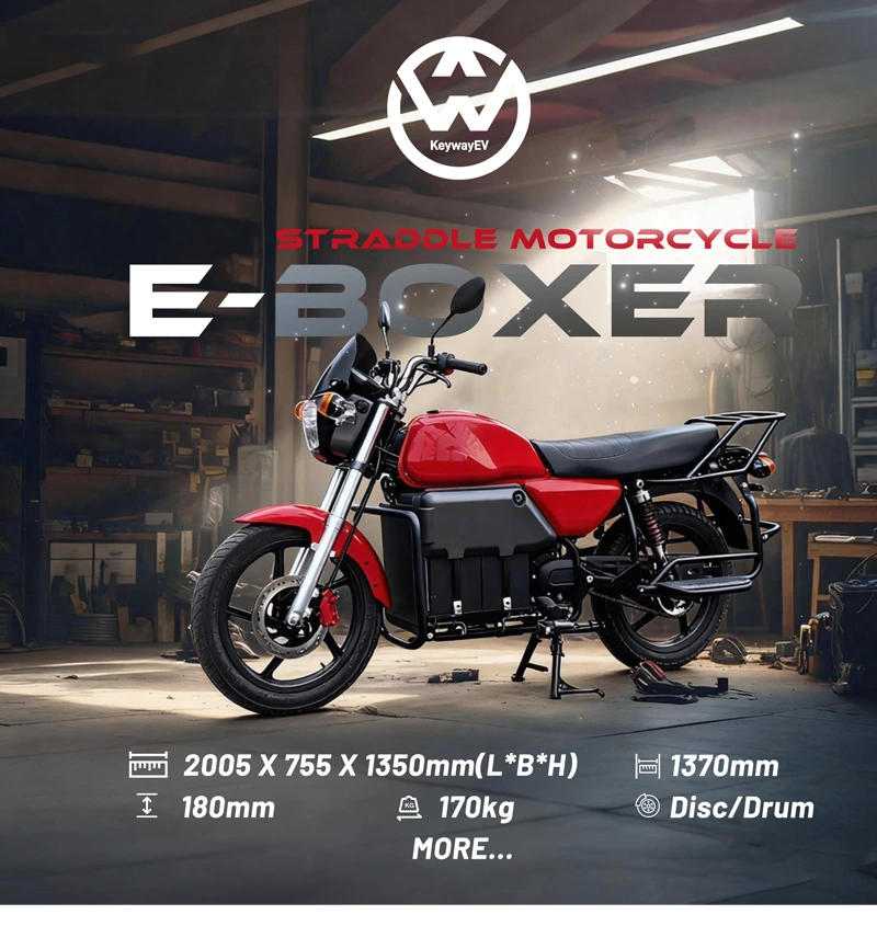 E-boxer 100km/h High speed and 100km long range electric motorcycle