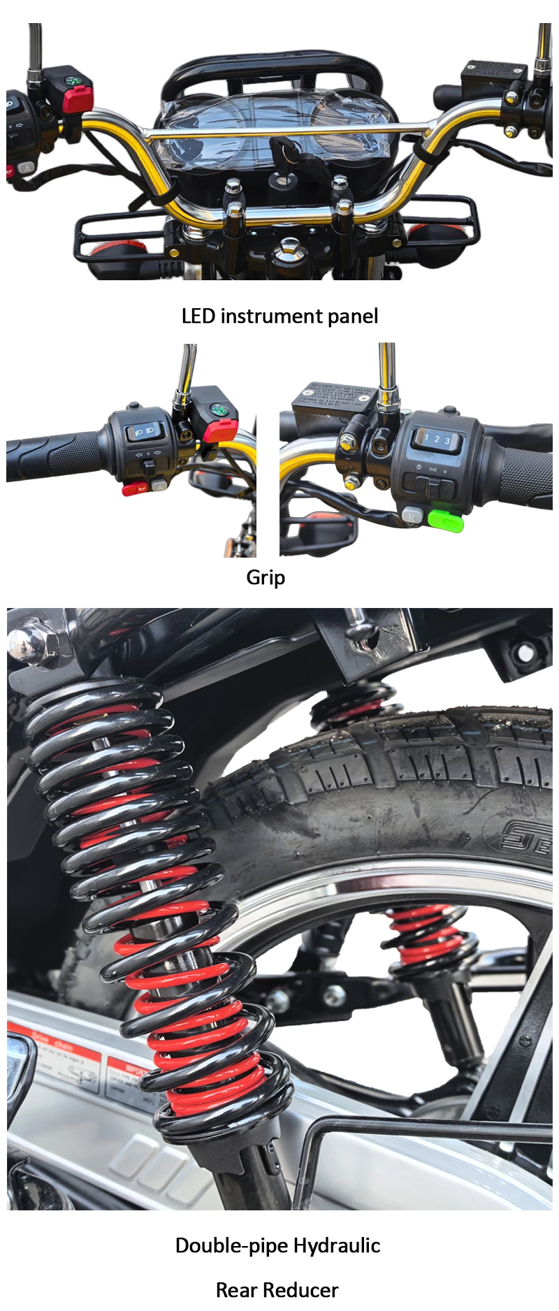 XP 4000W motor electric motorcycle 18-inch off-road electric two-wheeler