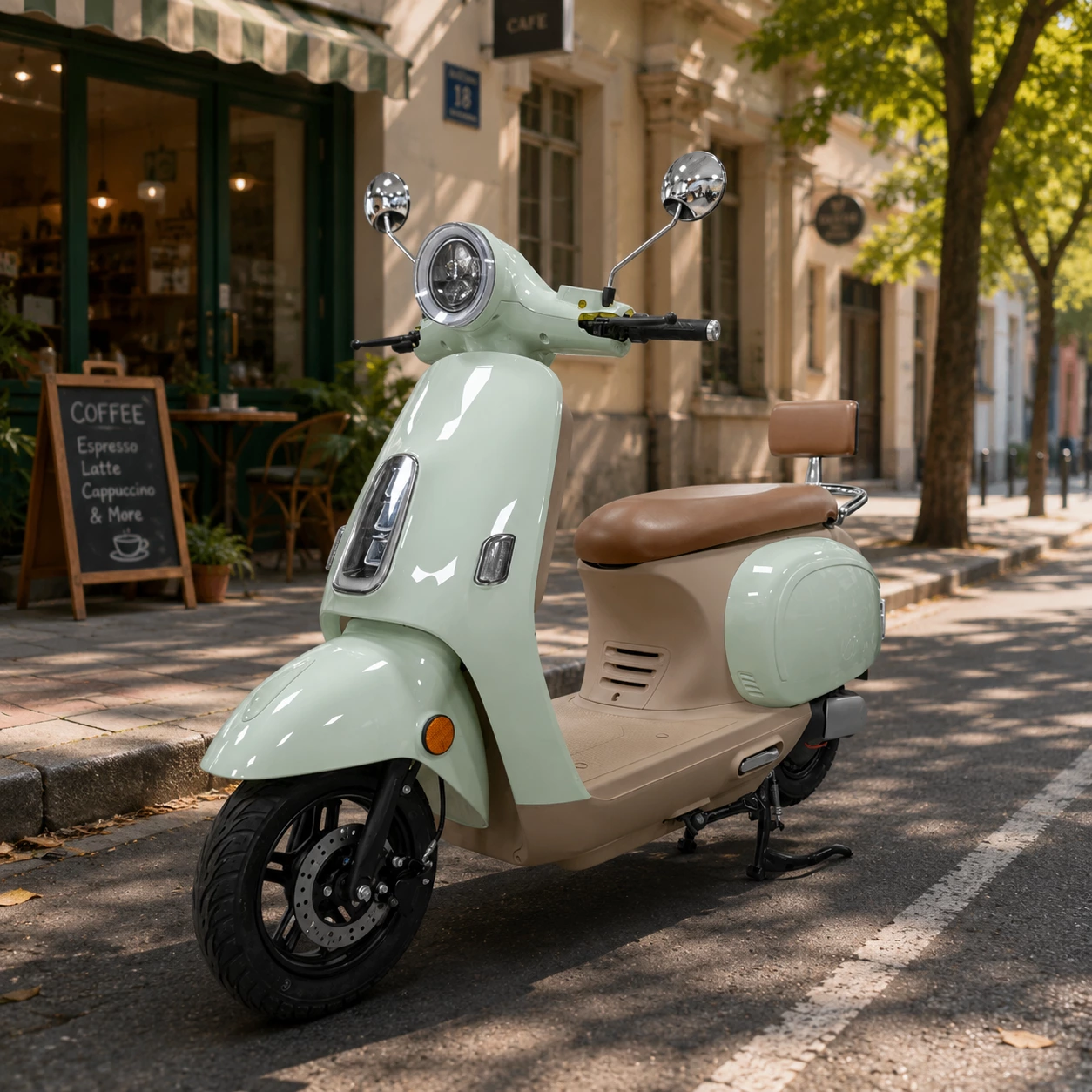 K036 72V 12 inch tires electric scooter 1000W motor