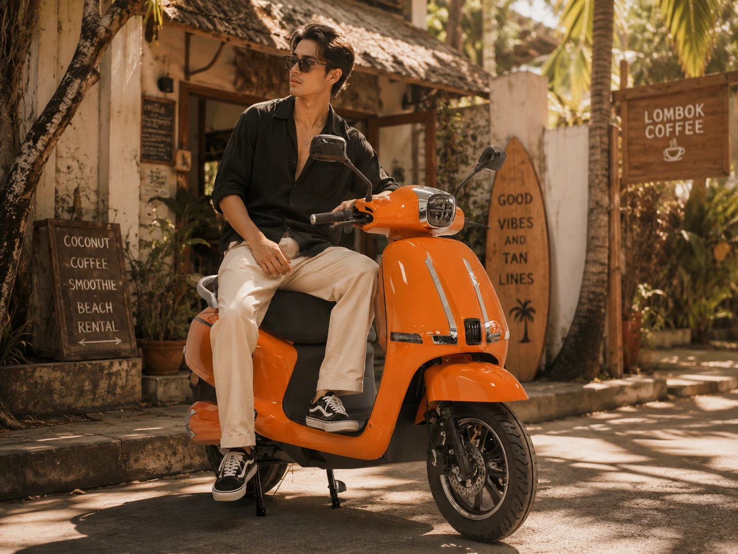 K069 U5 1200W motor electric scooter with 72V32Ah lead-acid batteries